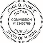 Hawaii Notary Seals